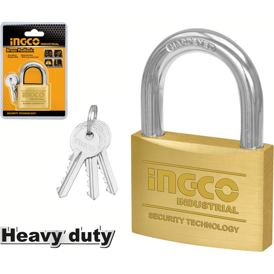 Ingco Brass Padlock - KHM Megatools Corp. Ingco Brass Padlock - KHM Megatools Corp.